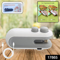 2-in-1 Mini Bag Sealer & Cutter – Portable USB Heat Sealer for Snacks