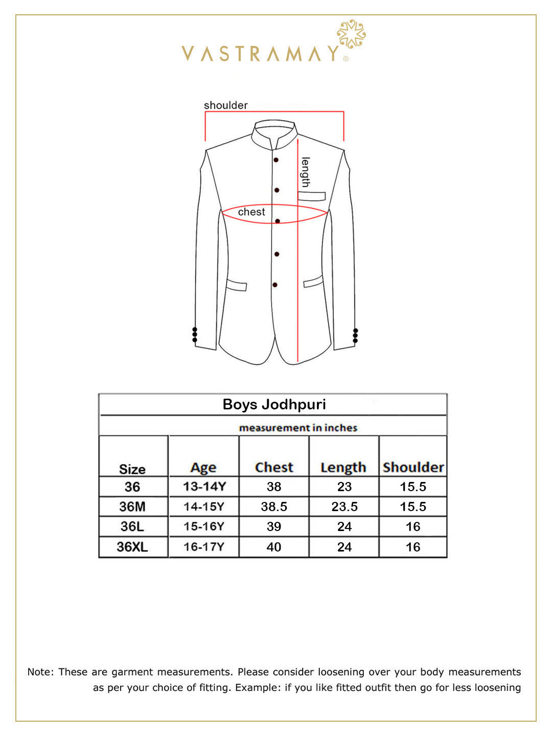 VASTRAMAY Boy's Floral Printed Pink Bandhgala Prince Coat Jodhpuri - qivii