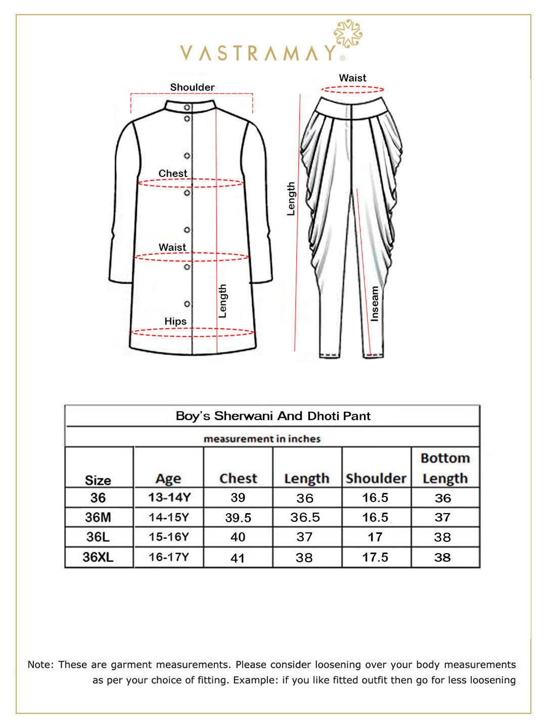 VASTRAMAY Boys Beige And Coffee jacquard Sherwani Set - qivii