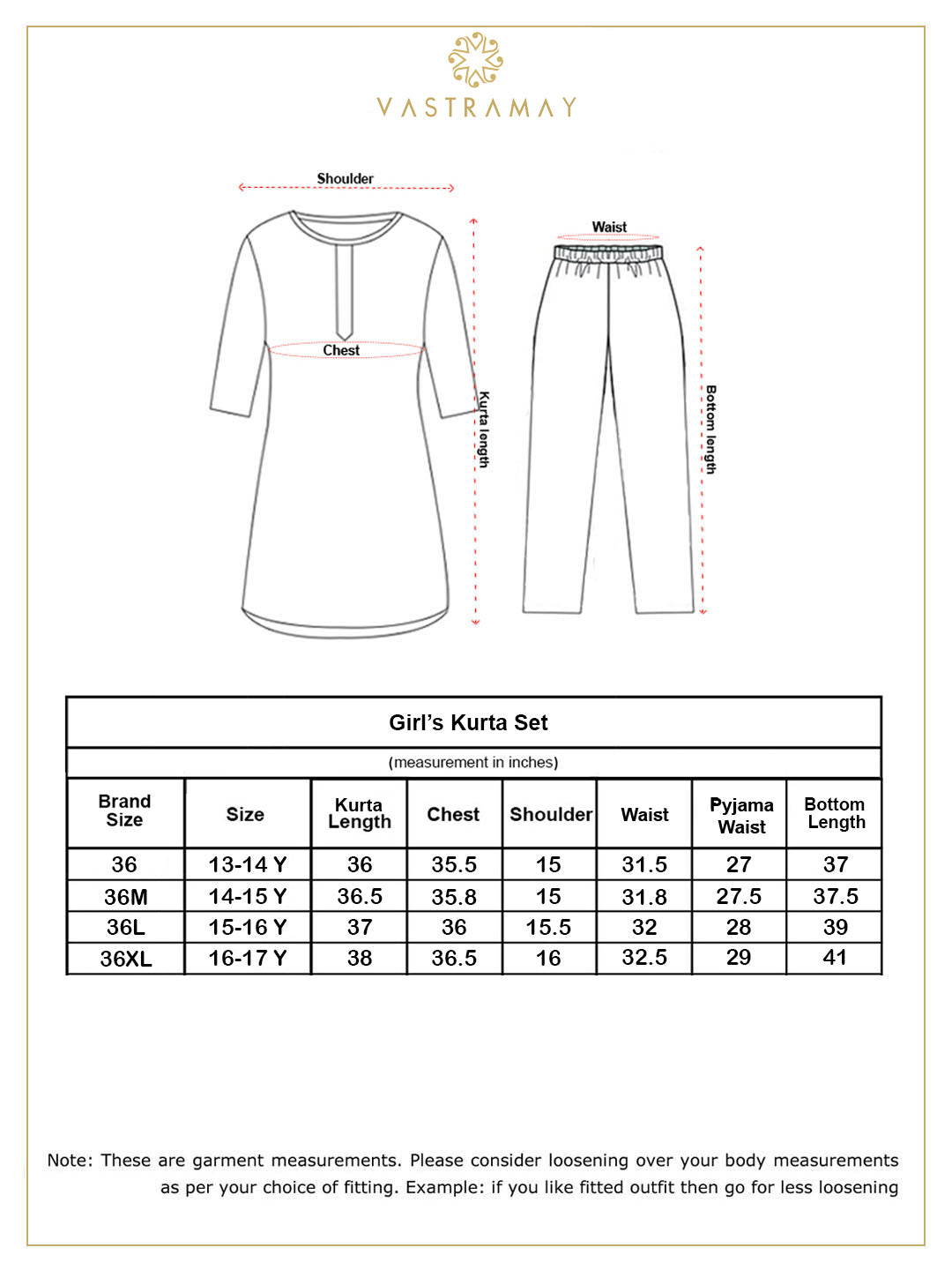 VASTRAMAY Girls' Aqua Blue Kurta And Straight Pant Set - qivii