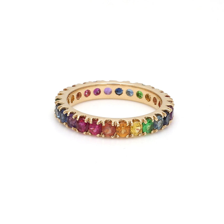 Bangkok Rainbow Gemstone Ring - qivii