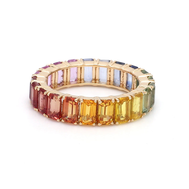 New York Rainbow Sapphire Ring - qivii