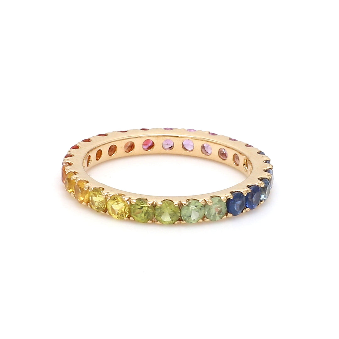 Florence Rainbow Sapphire Ring - qivii