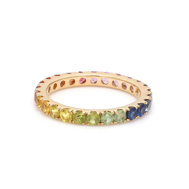 Florence Rainbow Sapphire Ring - qivii