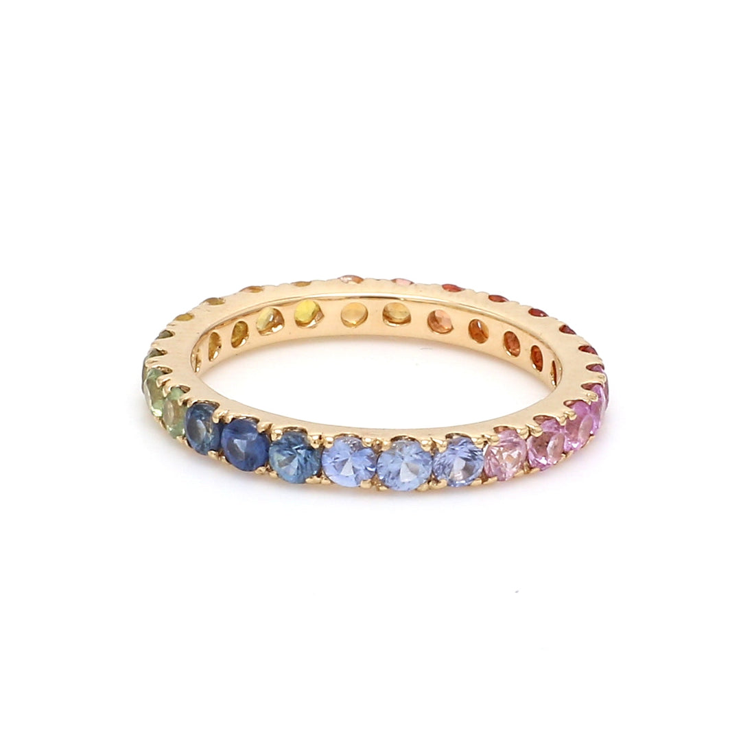 Florence Rainbow Sapphire Ring - qivii