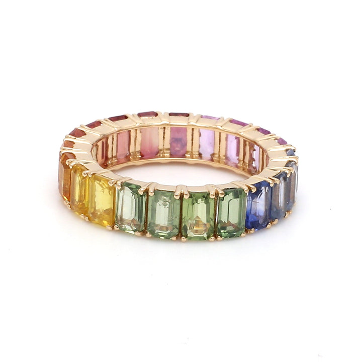 New York Rainbow Sapphire Ring - qivii