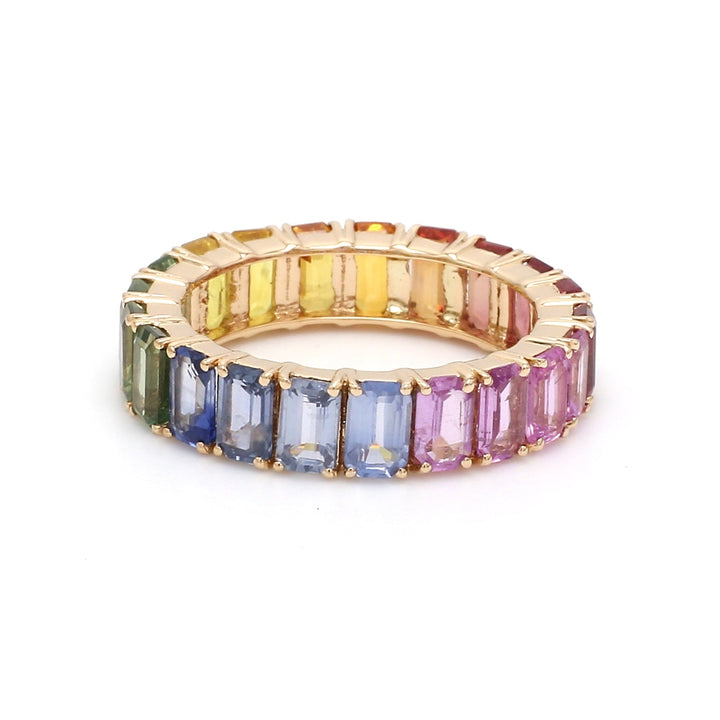 New York Rainbow Sapphire Ring - qivii