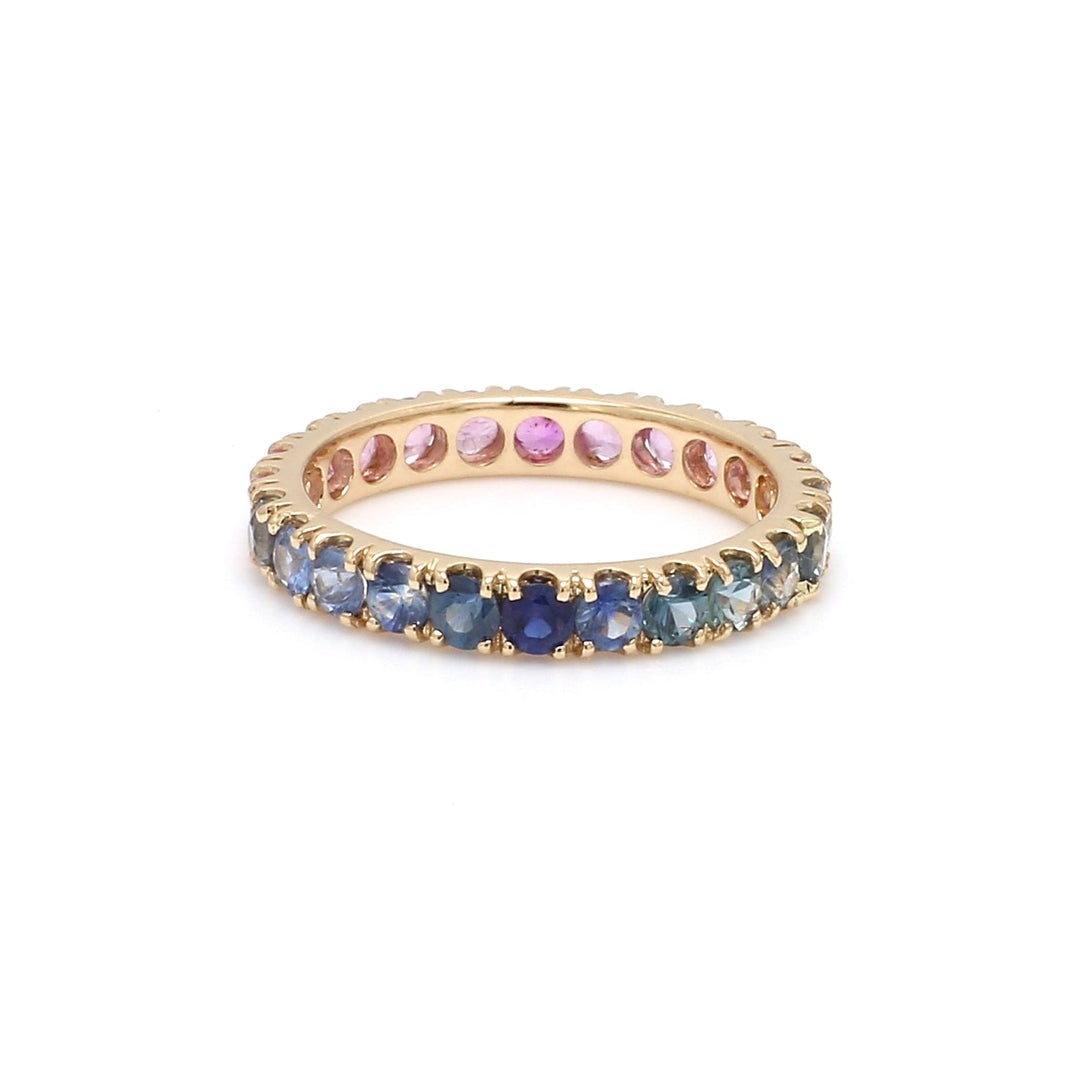 Osaka Pink Blue Ombre Ring - qivii