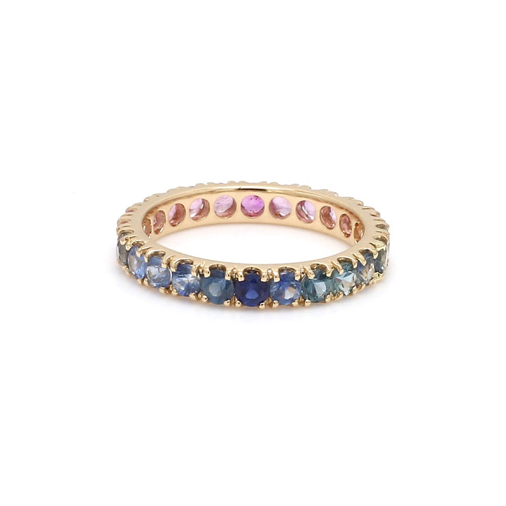 Osaka Pink Blue Ombre Ring - qivii