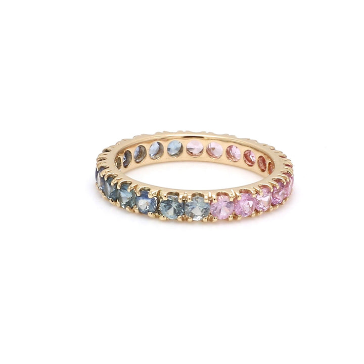 Osaka Pink Blue Ombre Ring - qivii