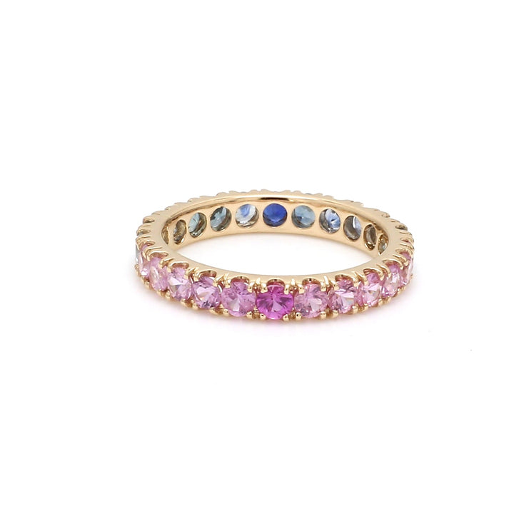 Osaka Pink Blue Ombre Ring - qivii