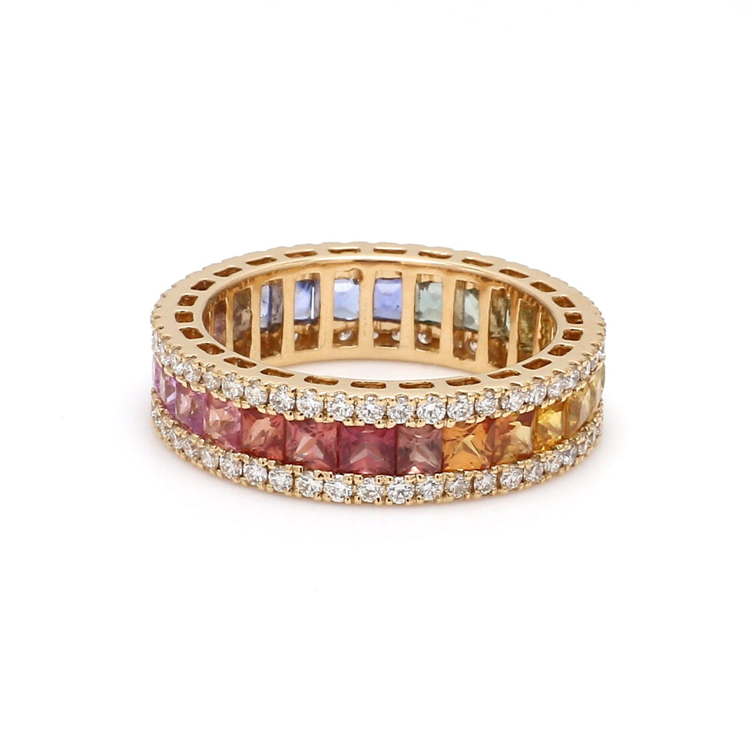 Geneva Rainbow Sapphire Ring - qivii