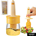 2 In 1 Oil Dispenser Bottle With Silicone Basting Brush – Kitchen Set