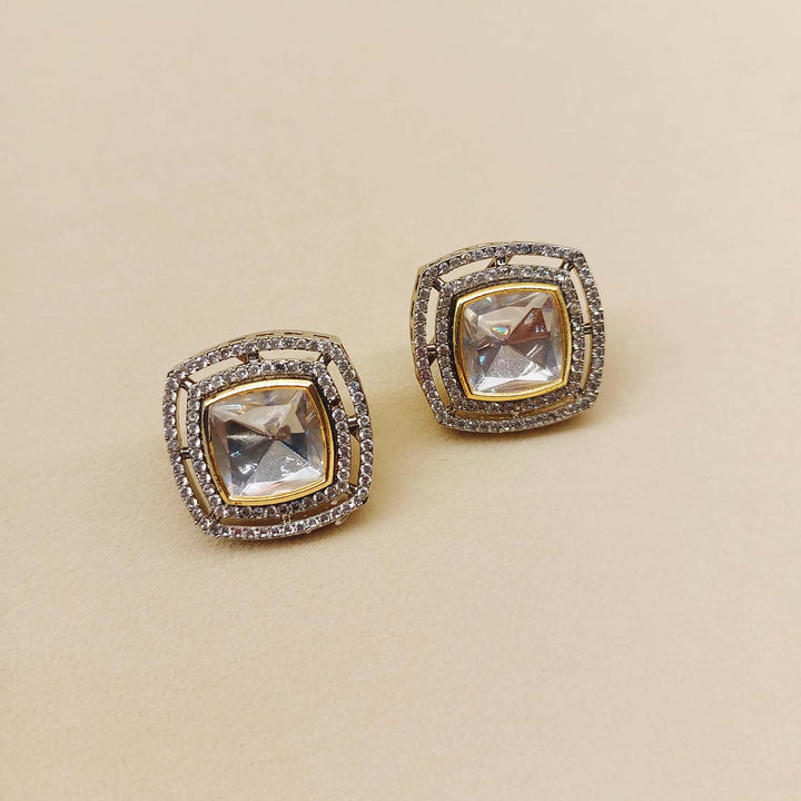 Jahnavi Diamond Polki Stone Gold And Silver Plated Kundan Tops for women