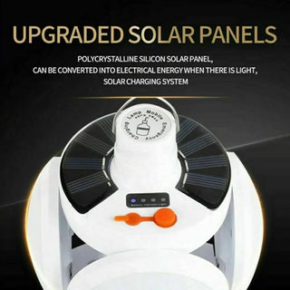 Multi-Functional Solar Camping Light – USB Rechargeable LED Lamp