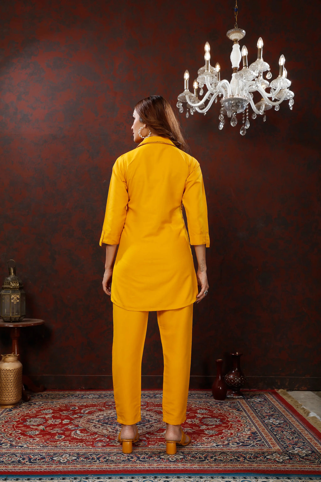 Yellow Cotton Co-ord Set