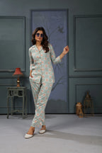 Greenish Cyan Co-ord set