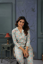 Greenish Cyan Co-ord set