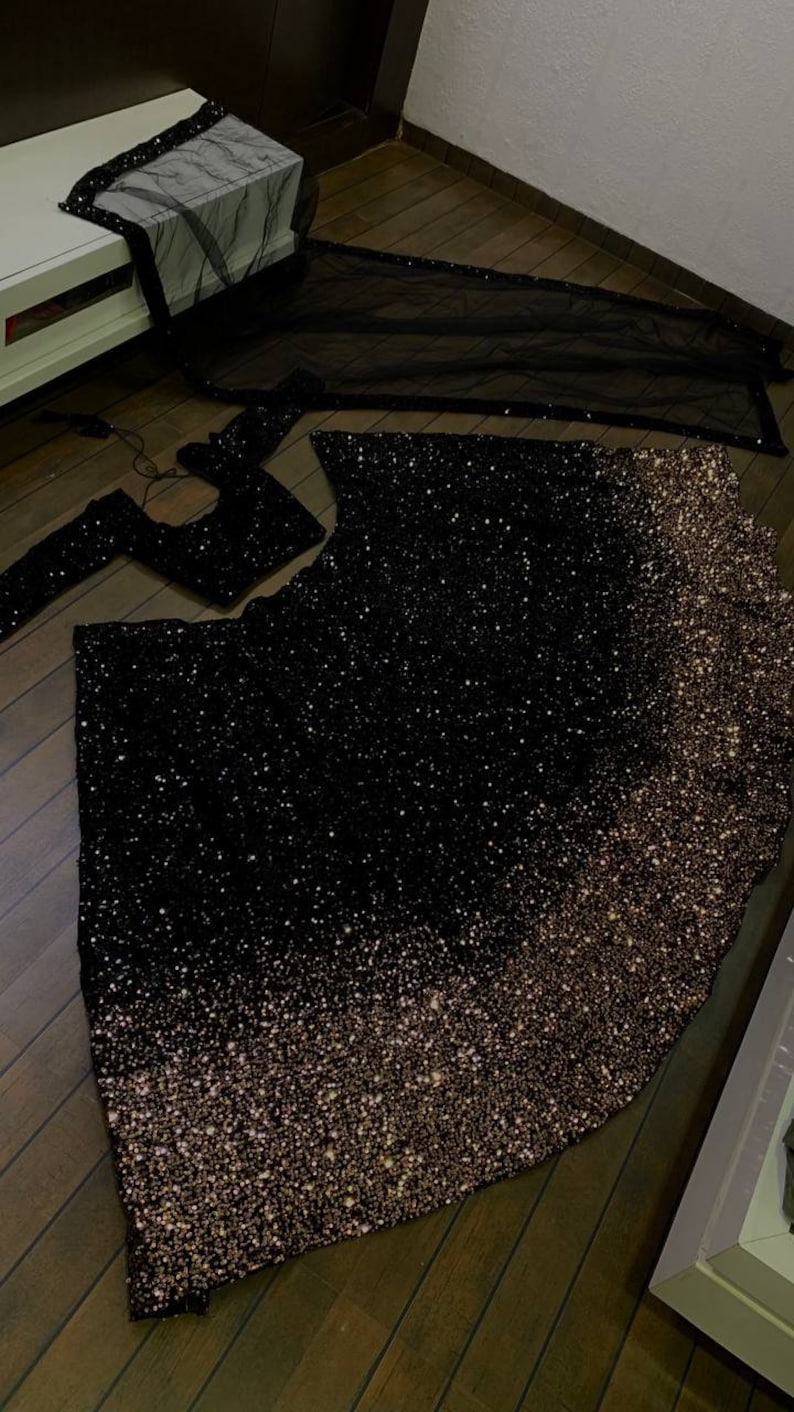 Unstitched 1 meter size choli with sequence embroidery work