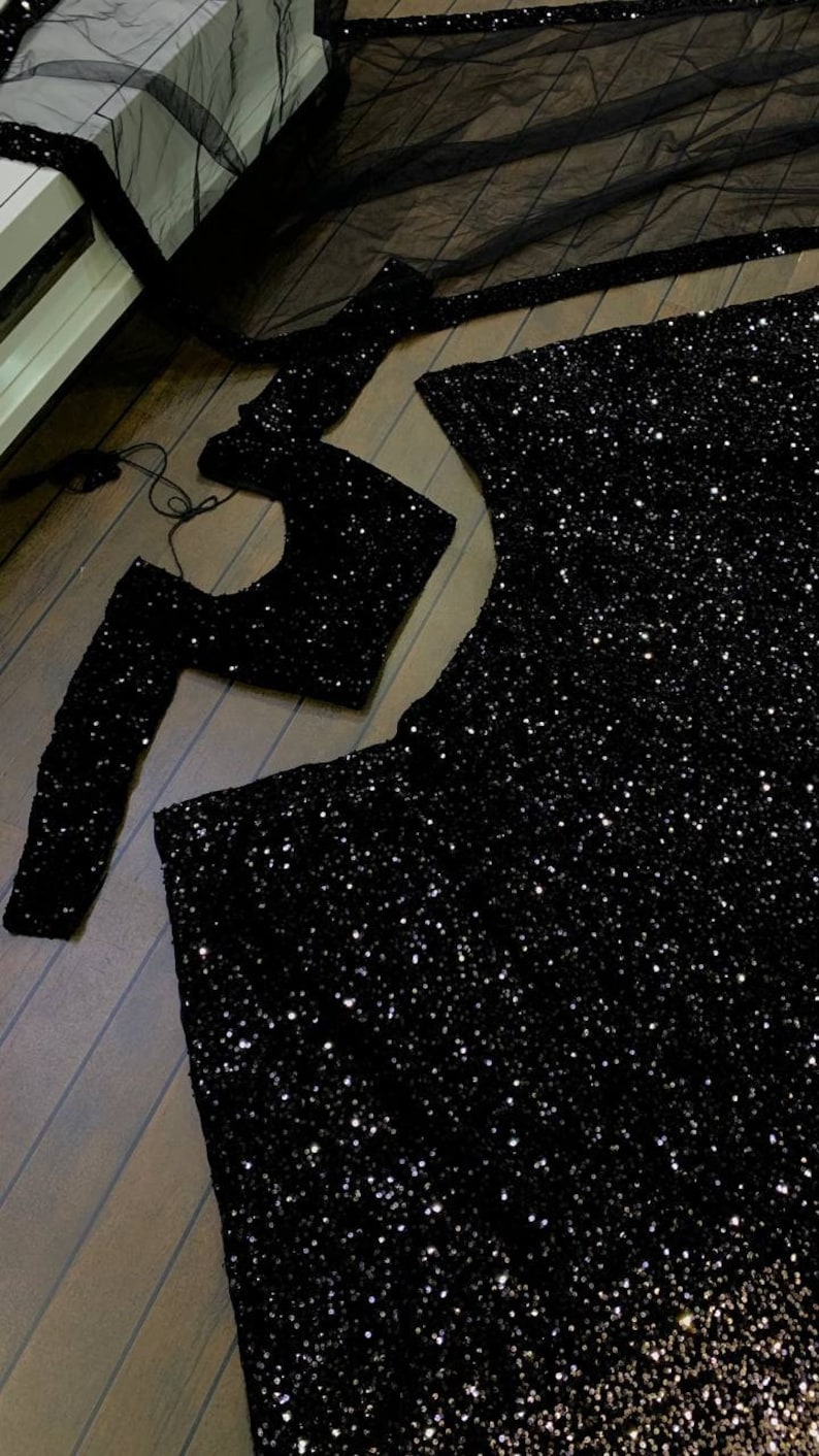 Exclusive bridal wear lehenga choli with velvet fabric and sequence embroidery work