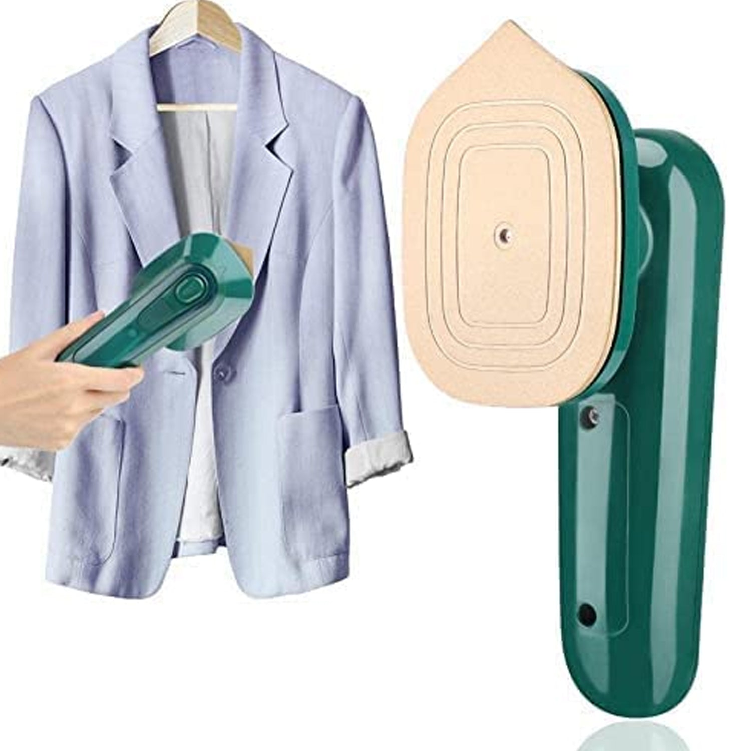 Mini Steam Iron Handheld Garment Steamer – Portable Travel Clothes Iron, Fast Heat-Up & Compact Design