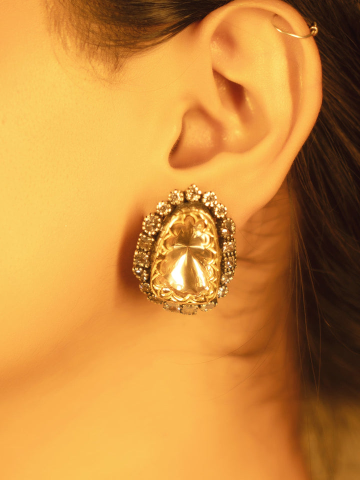 Nabila 92.5 Silver Moissonite Necklace Set - qivii