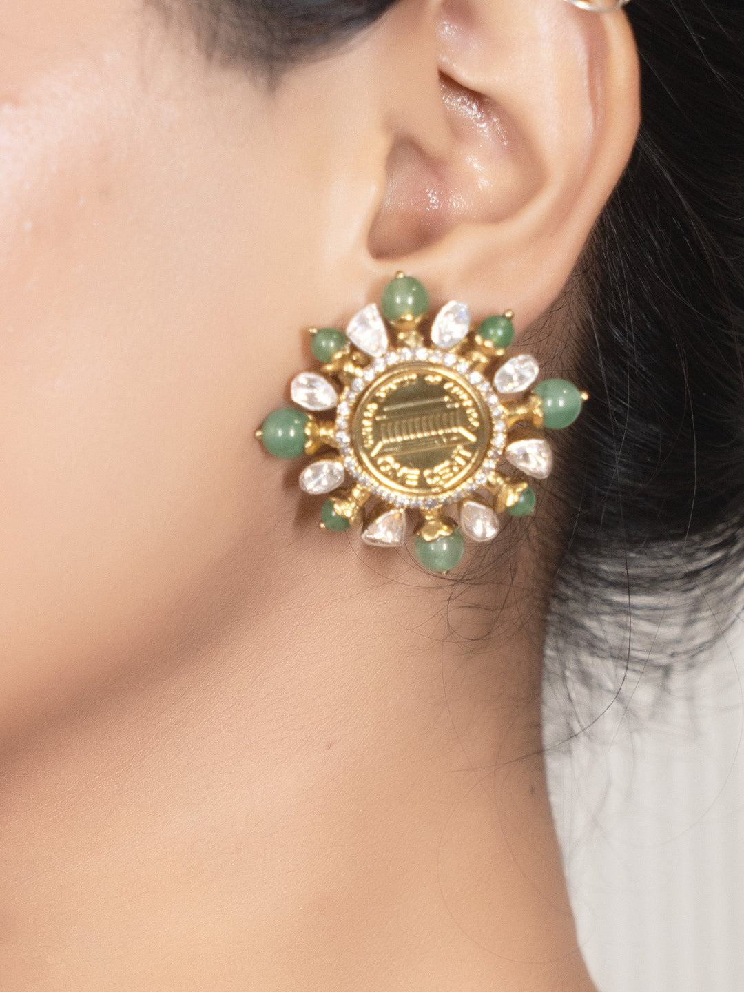 Damayanti 92.5 Silver Moissonite Tops - qivii