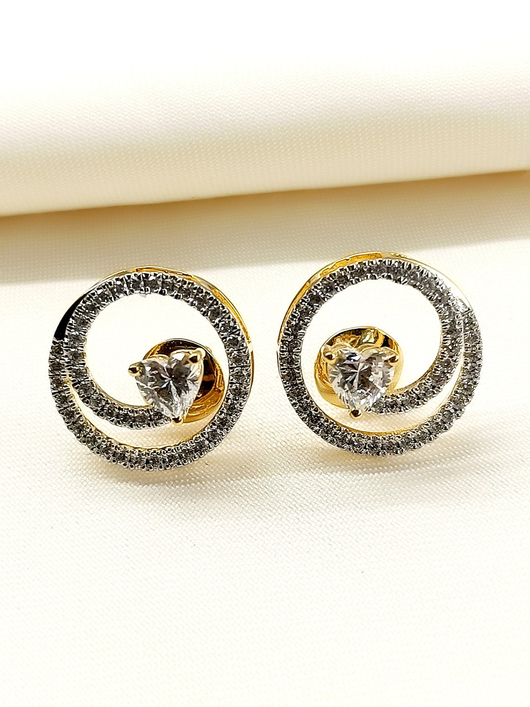 Echo 92.5 Silver Swarovski Stone Tops - qivii