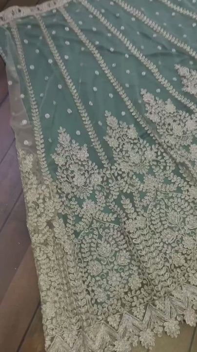 Sabyasachi Designer grey Lehenga Choli with high quality heavy sequence work Wedding wear party wear | Ready To Wear