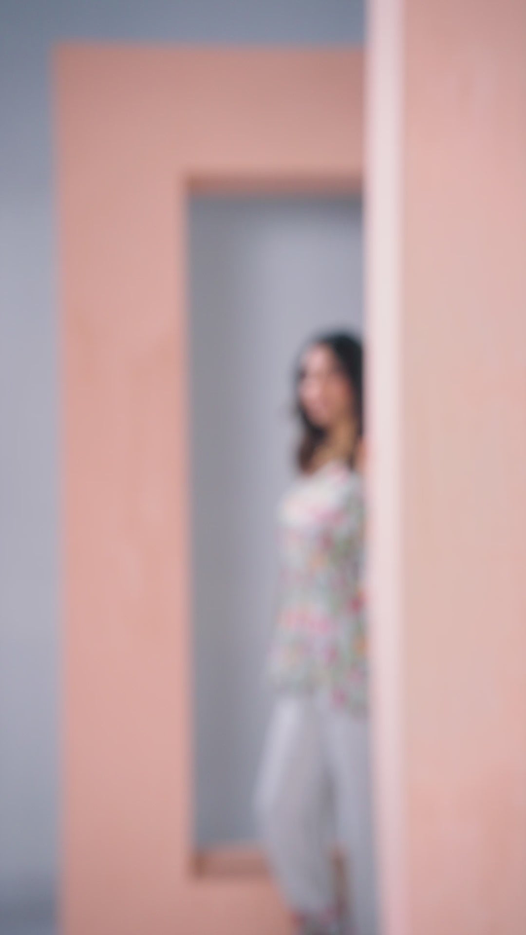 WHITE PURE MUSLIN SILK PRINTED SHIRT PANT