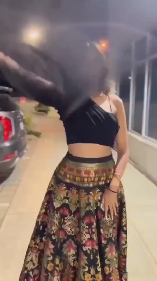 Ready to wear banarasi silk designer lehenga choli for women or girls | Ready To Wear