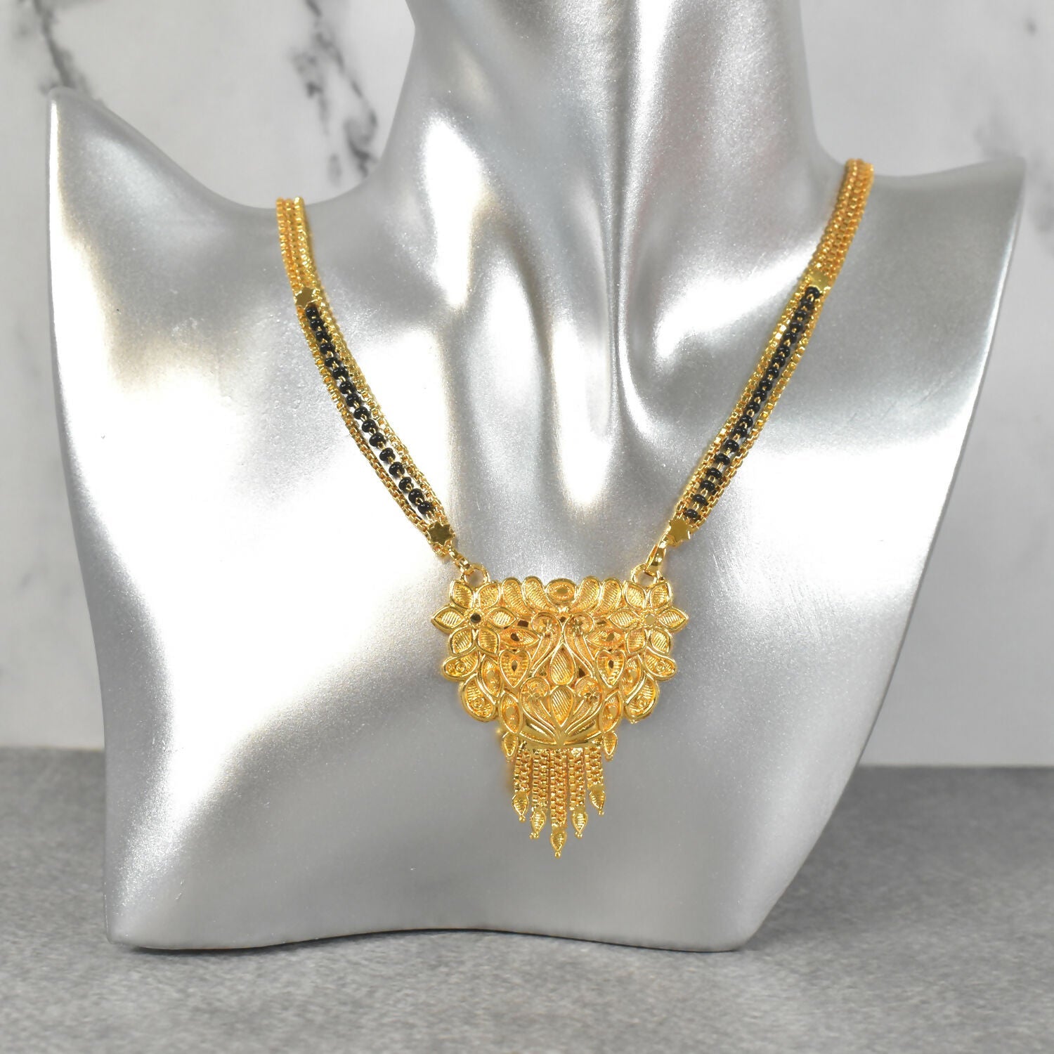 Traditional Necklace Pendant Gold Plated Mangalsutra