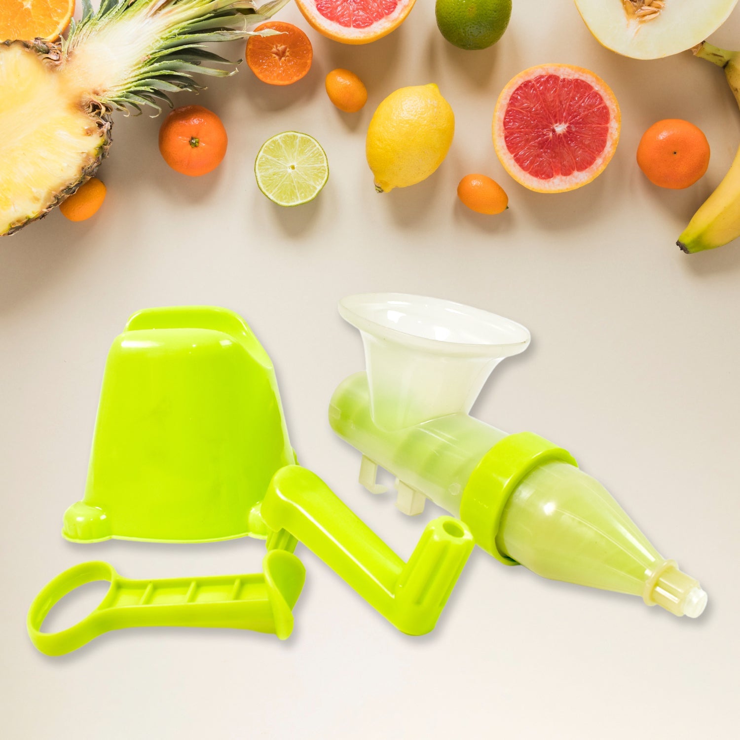 Modern Manual Juicer for Fruits & Vegetables – Easy Hand Operated