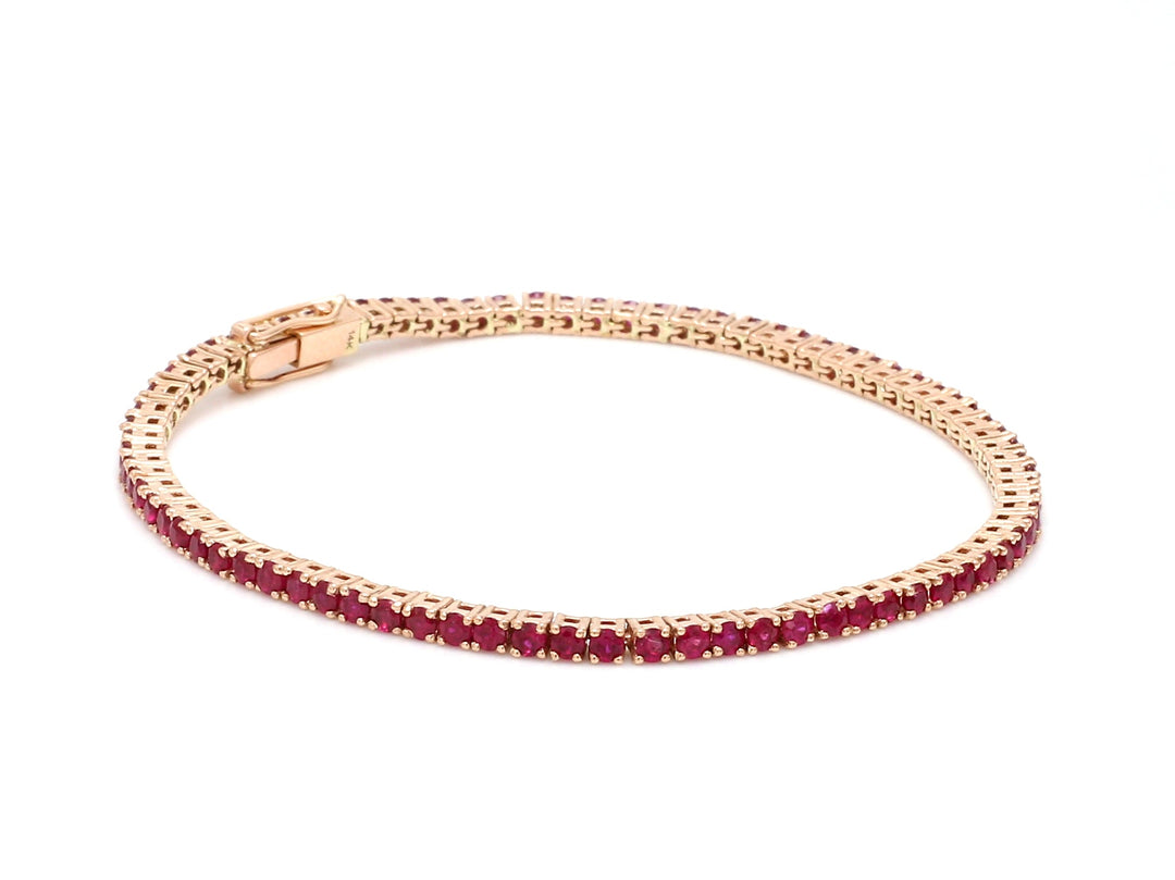 Ruby Round Bracelet - qivii