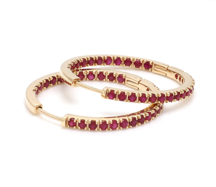 Ruby 2MM Hoops - qivii