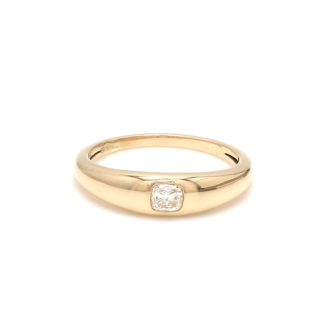 Diamond Cushion Mini Chunky Ring - qivii