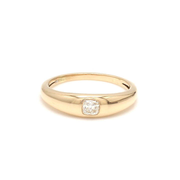 Diamond Cushion Mini Chunky Ring - qivii
