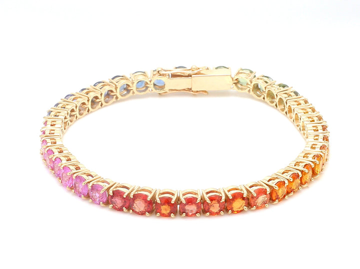 Rainbow Sapphire 4.50MM Bracelet - qivii
