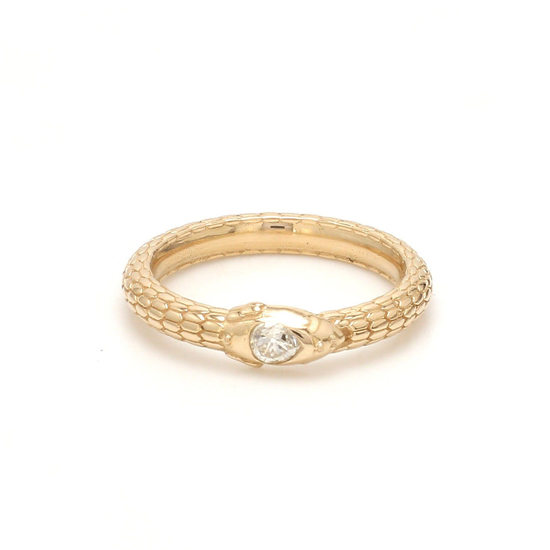 Diamond Snake ring - qivii