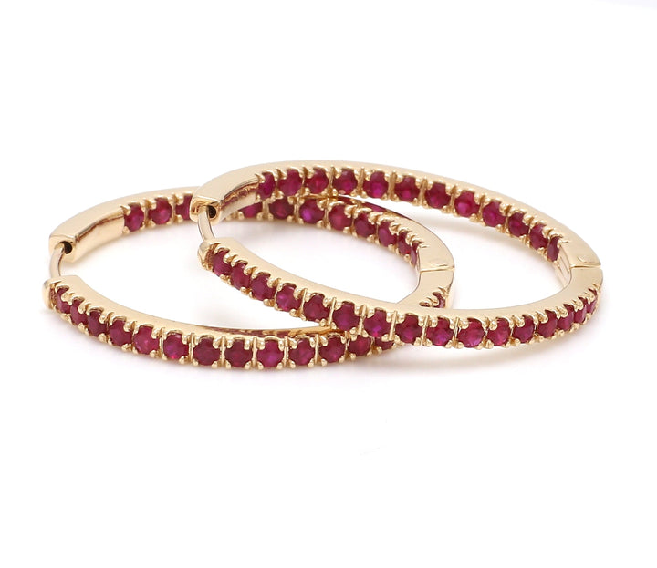 Ruby 2MM Hoops - qivii