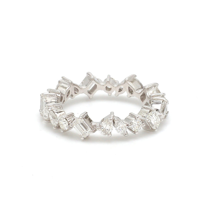 Diamond Mix Shape Eternity Ring - qivii