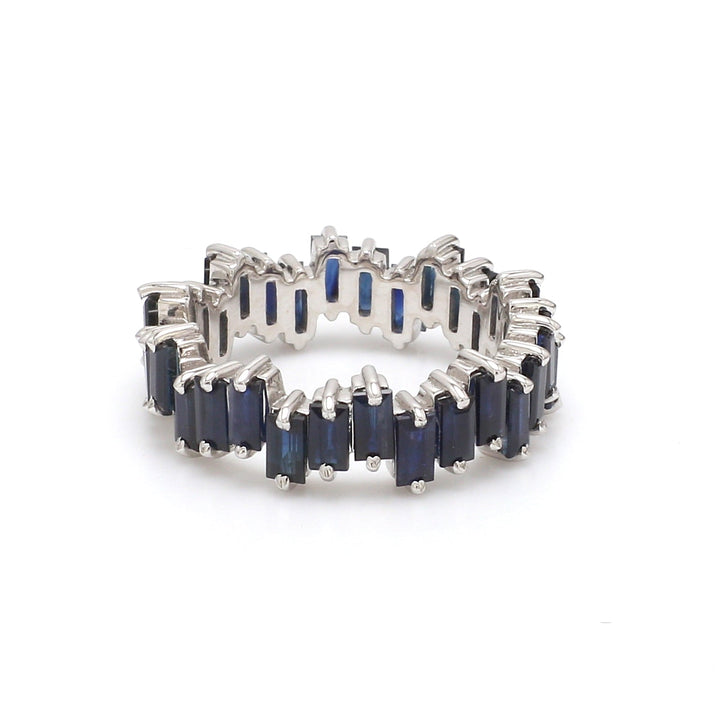 Blue Sapphire Zig Zag Ring - qivii