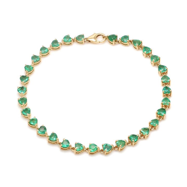 Emerald Heart Bracelet - qivii