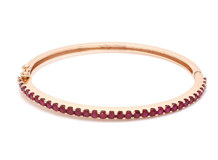 Ruby Round Bangle - qivii