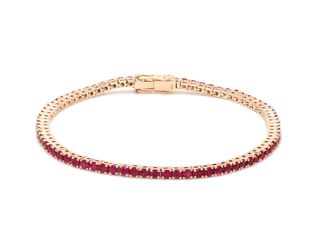 Ruby Round Bracelet - qivii