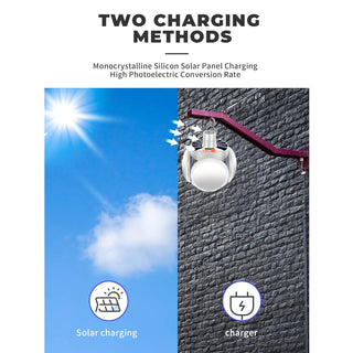 Multi-Functional Solar Camping Light – USB Rechargeable LED Lamp
