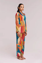 MultiColor Printed Co-ord Set