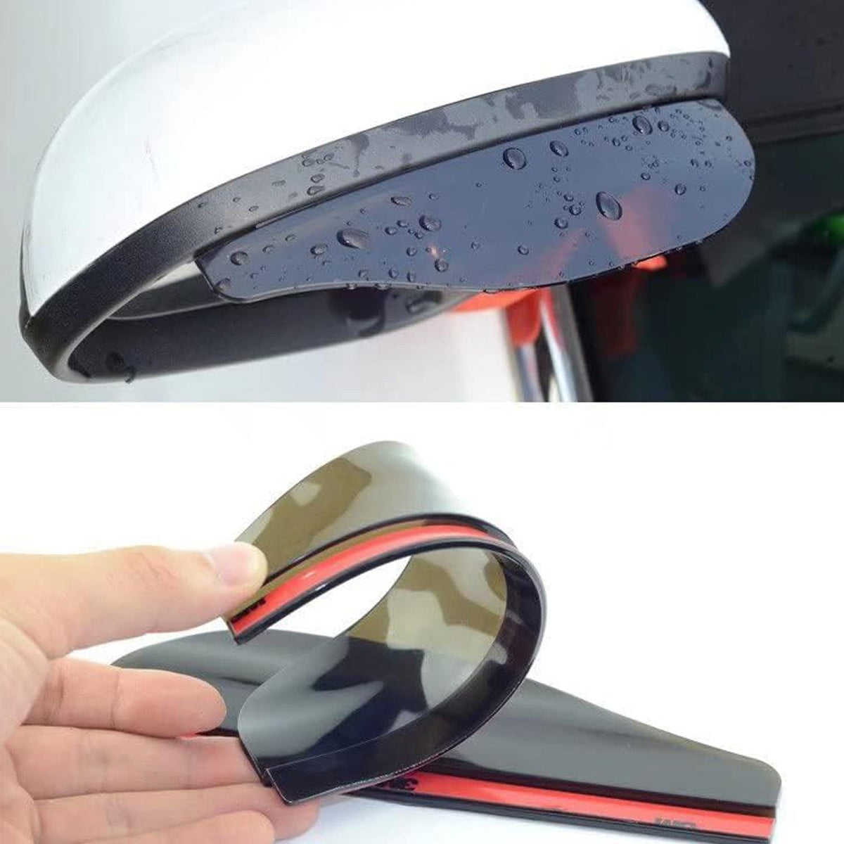 Car Mirror Rain Guards (2 Pcs Set) – Rearview Mirror Covers for Rain Protection