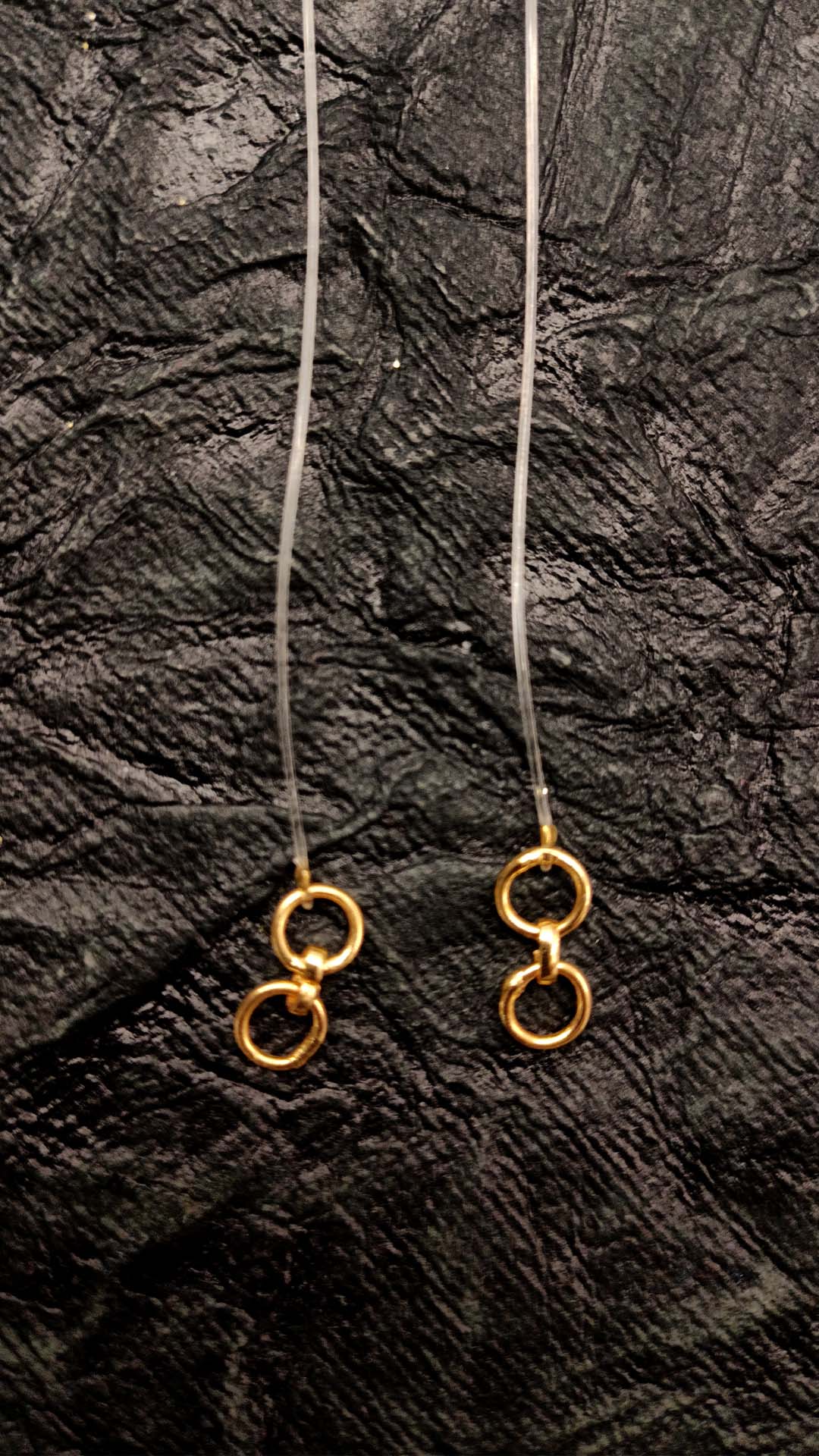 Shanaya Pack of 6 Transparent Kaan Chain (Pair) - qivii