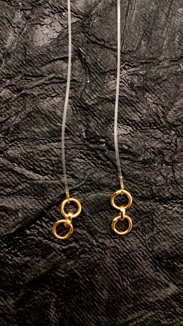 Shanaya Pack of 6 Transparent Kaan Chain (Pair) - qivii